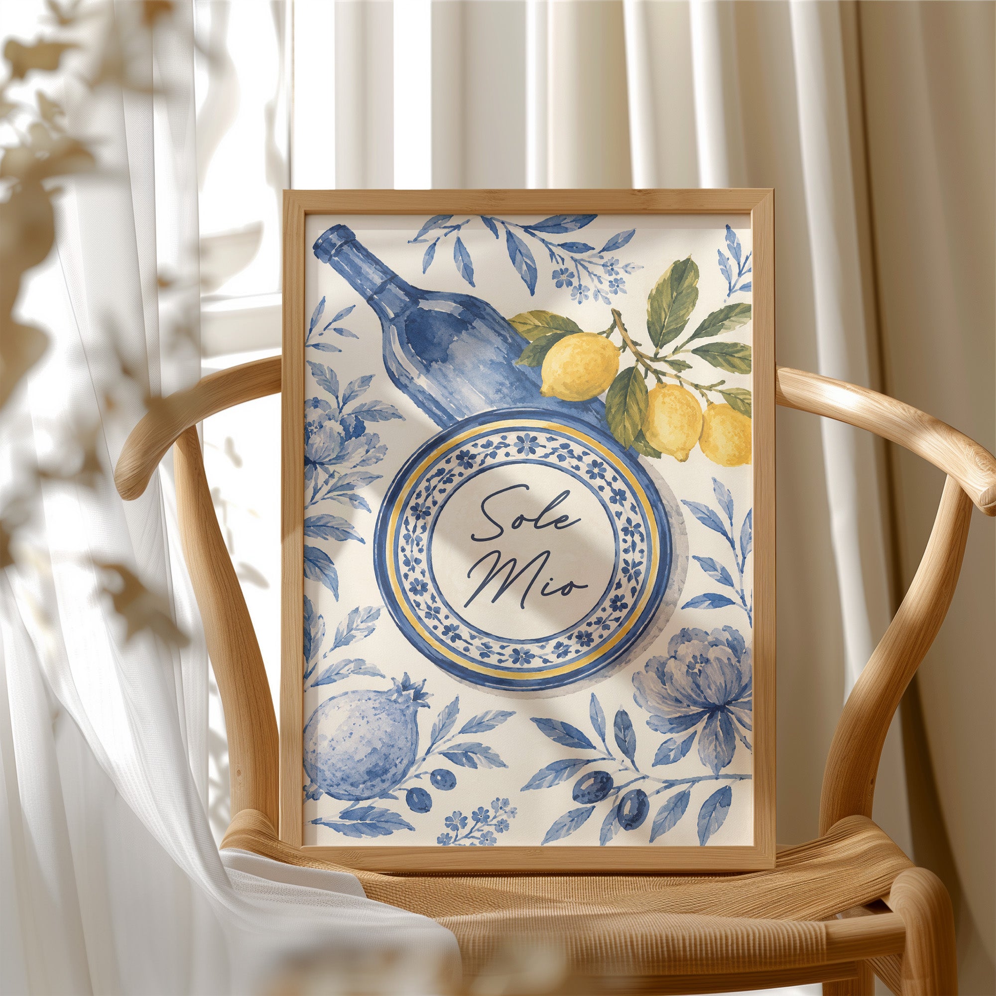 Sole Mio Tablescape (Blue & White)
