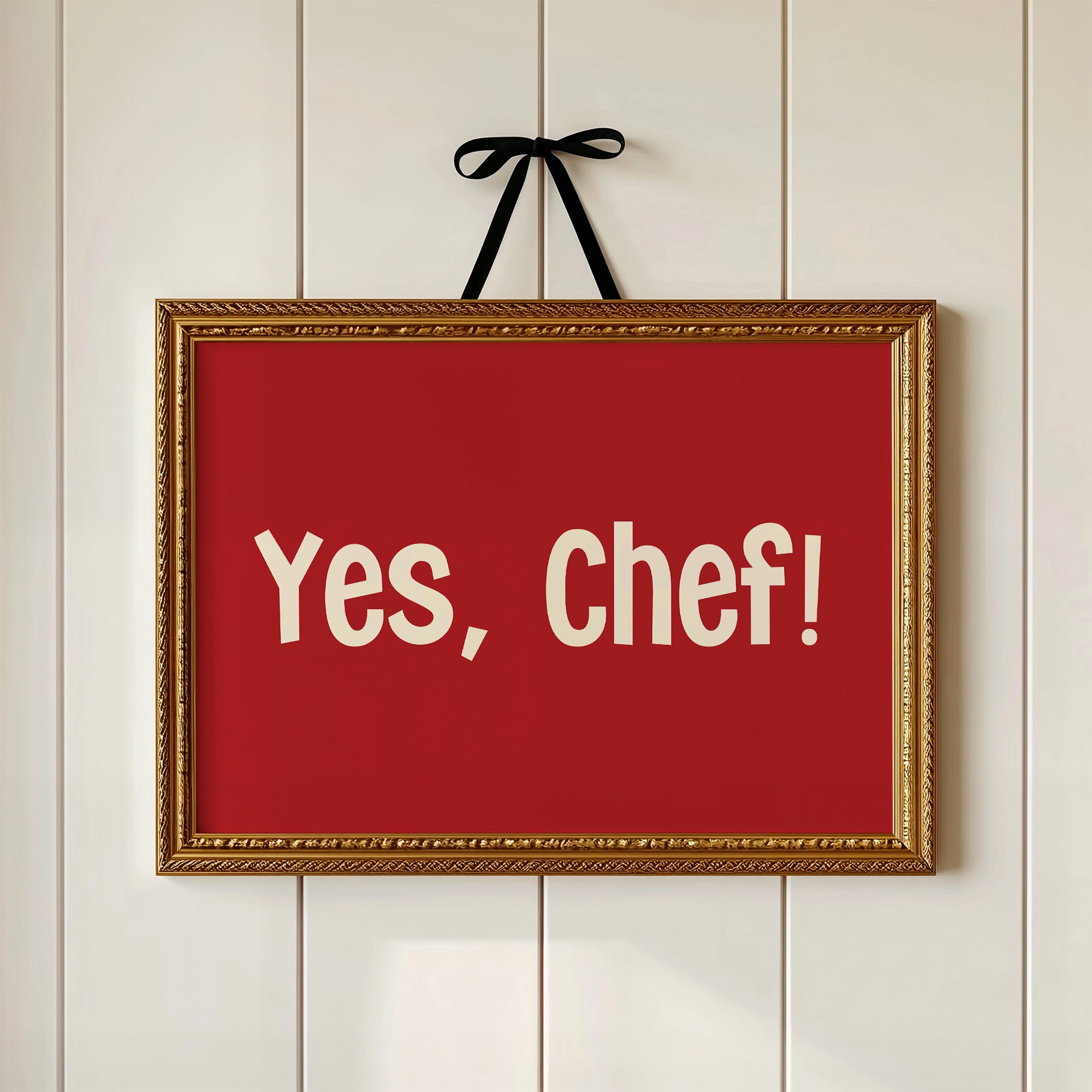 Yes, Chef Kitchen Print