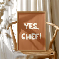 Yes, Chef! (Rust Orange)
