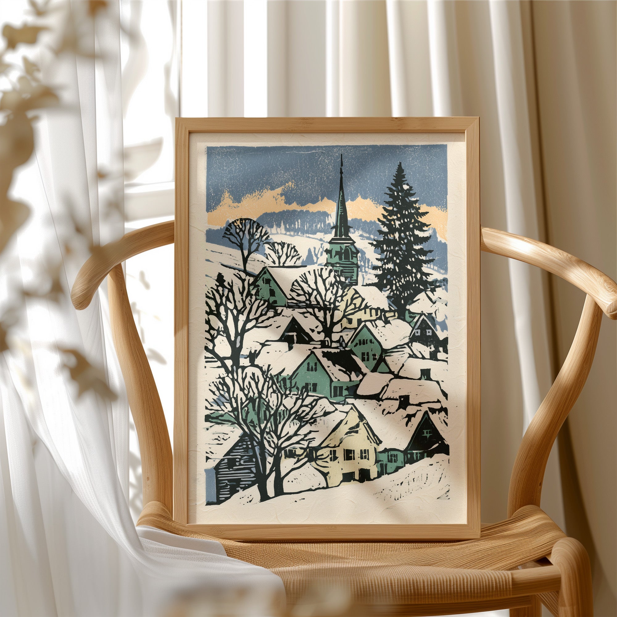 Snowbound Village Spire