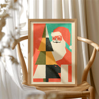 Modernist Santa, Front & Center