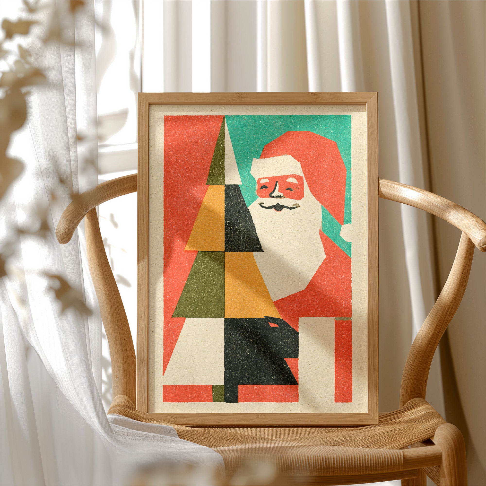 Modernist Santa, Front & Center