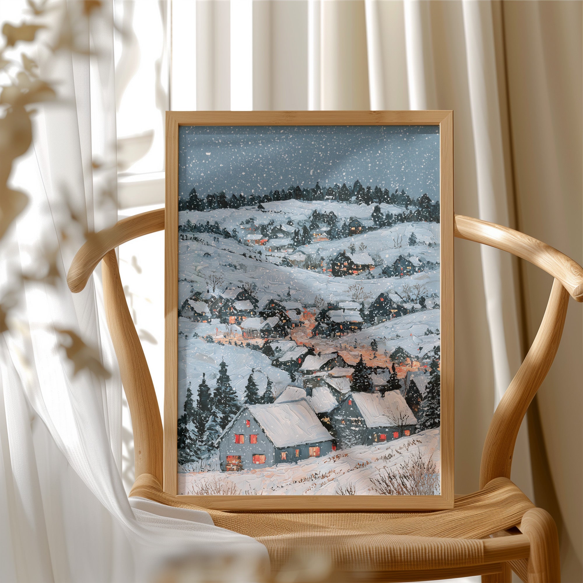 Village in the Snowy Hollow