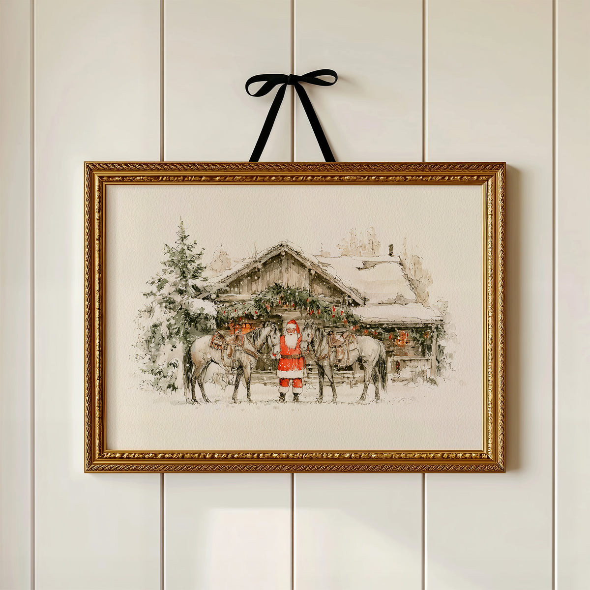 Santa at the Ranch Barn