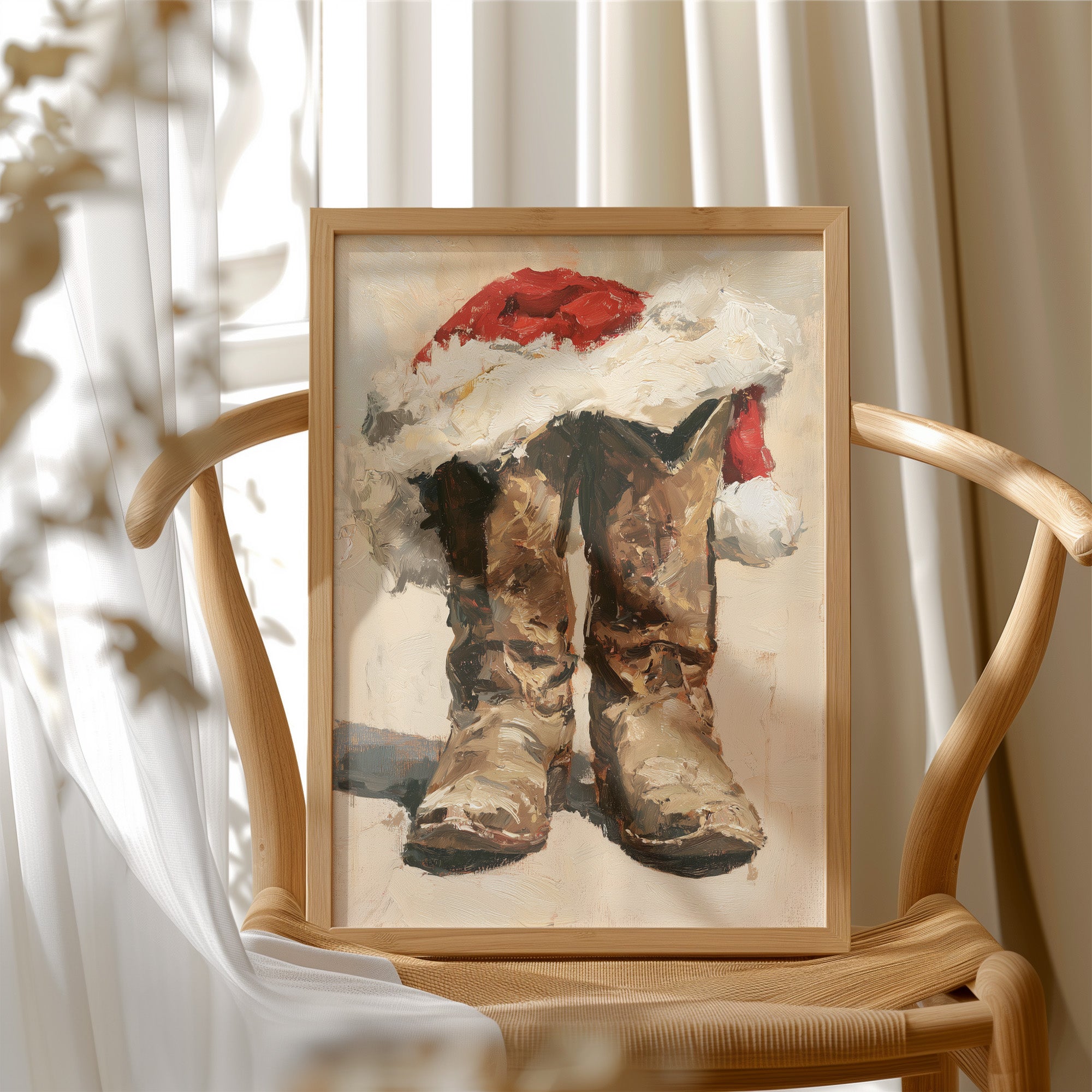 Boots Under the Mistletoe