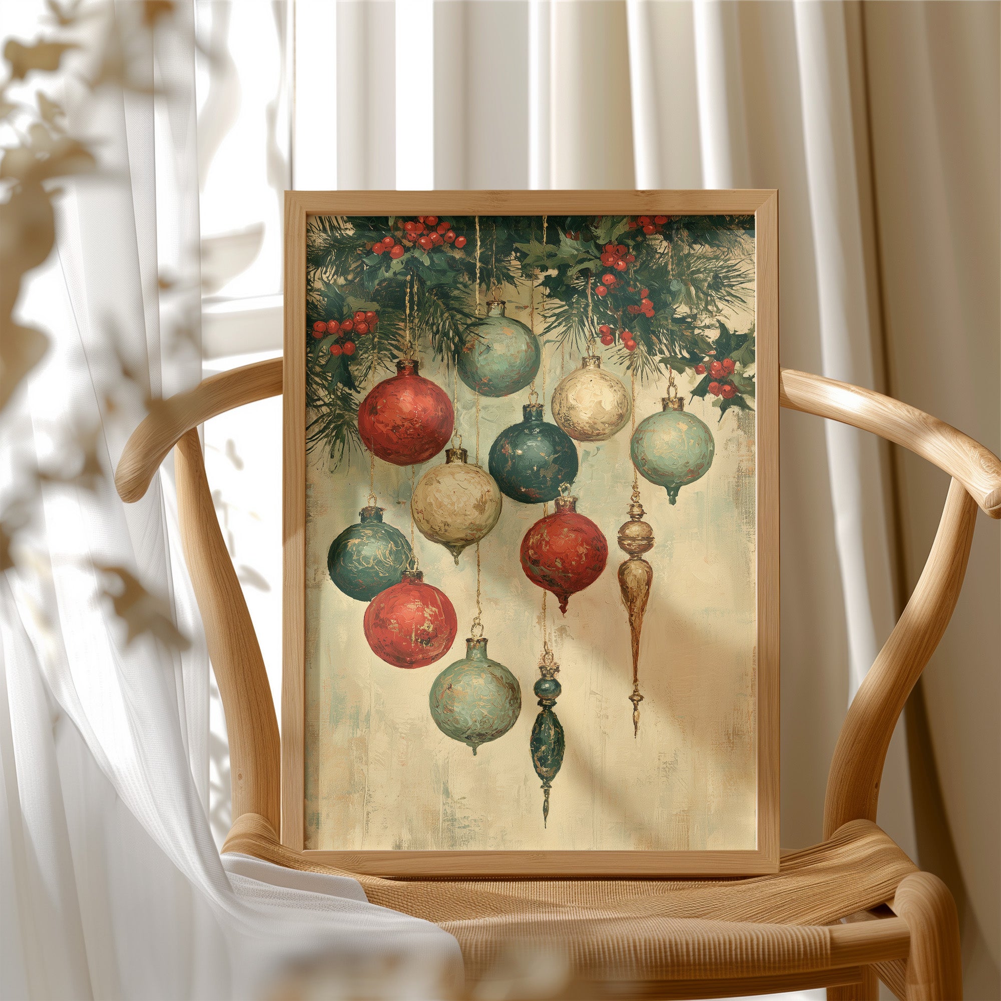 Heirloom Baubles, Hung with Holly