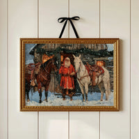 Santa's Lantern-Lit Homestead