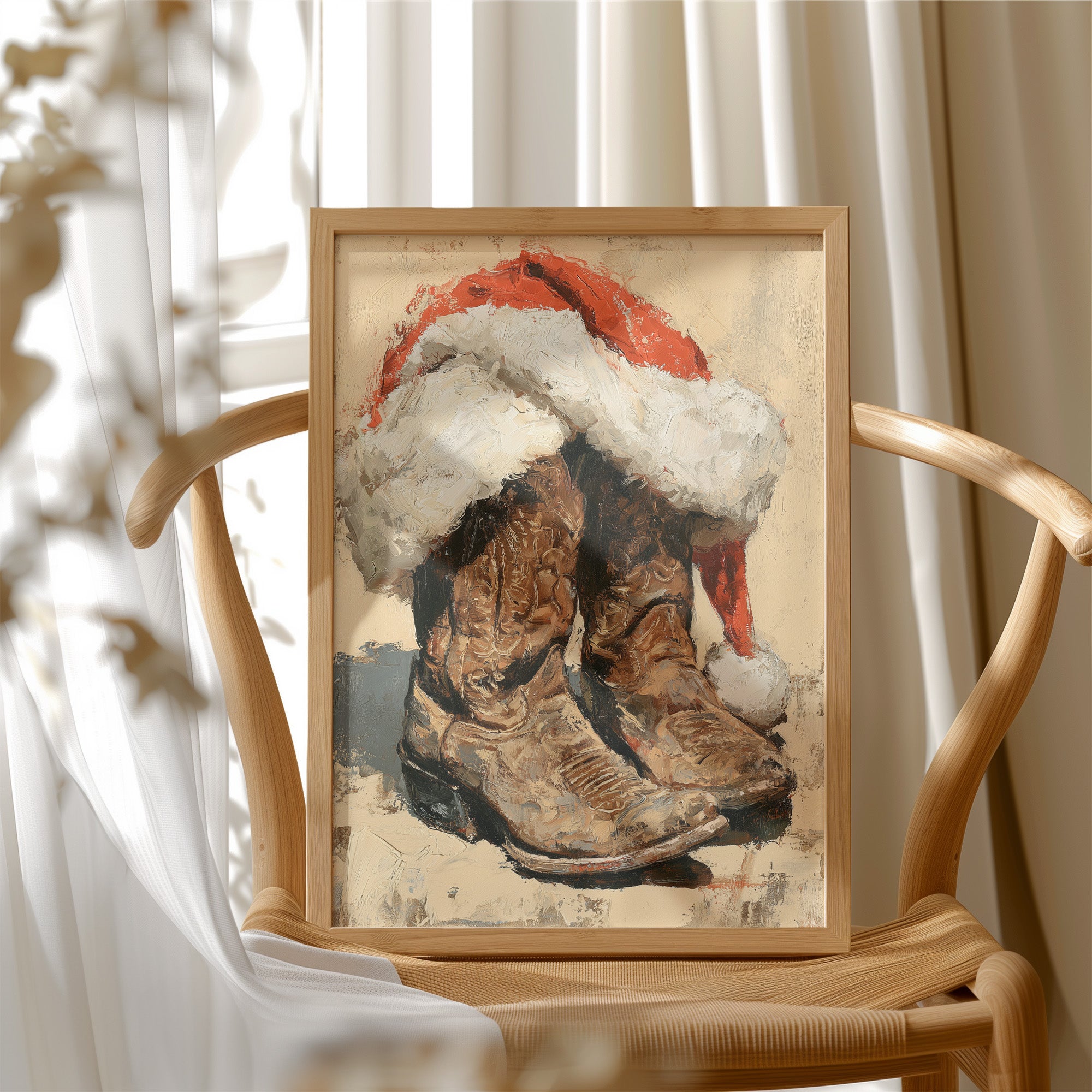 Weathered Boots, Santa's Visit