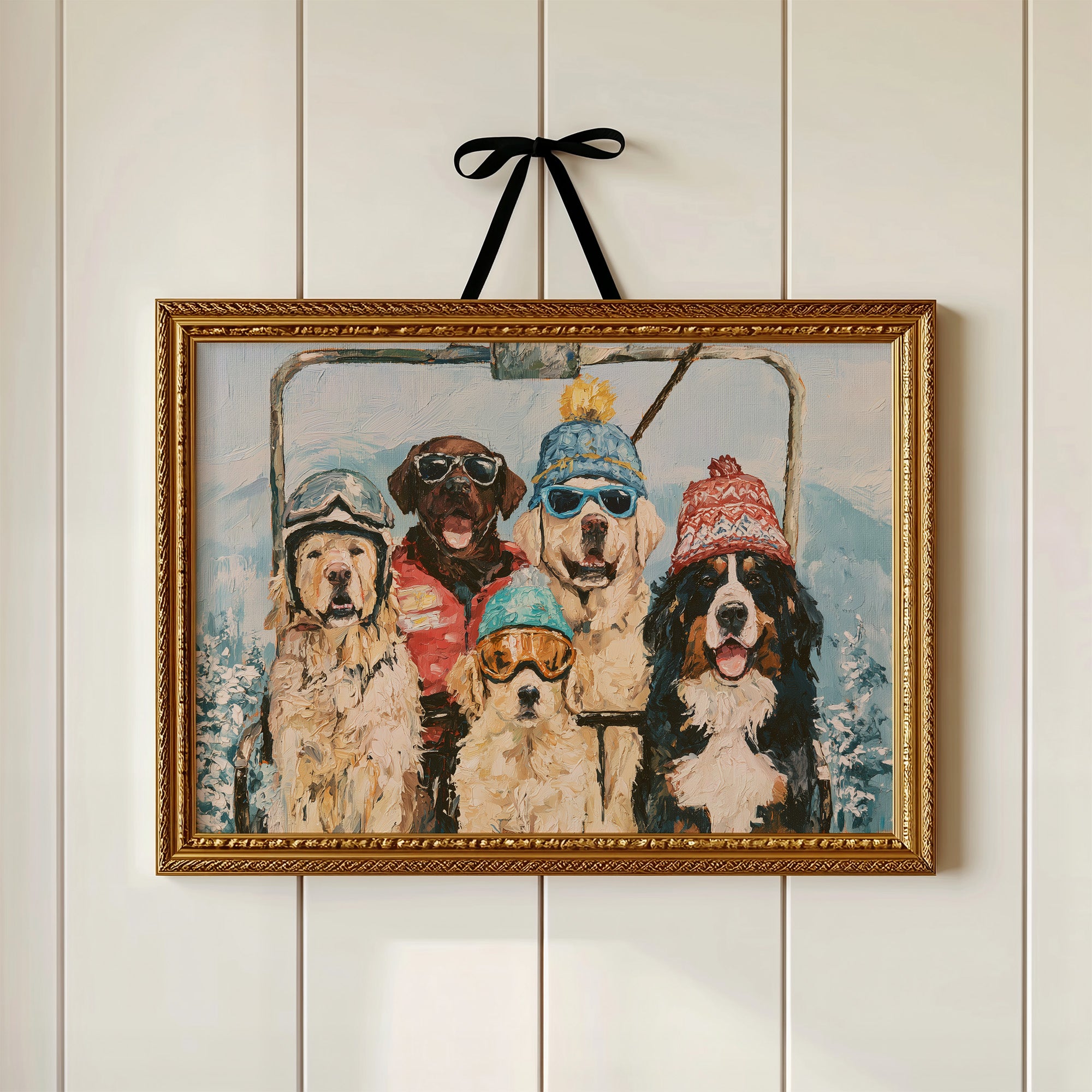 Puppy Joins the Chairlift Crew