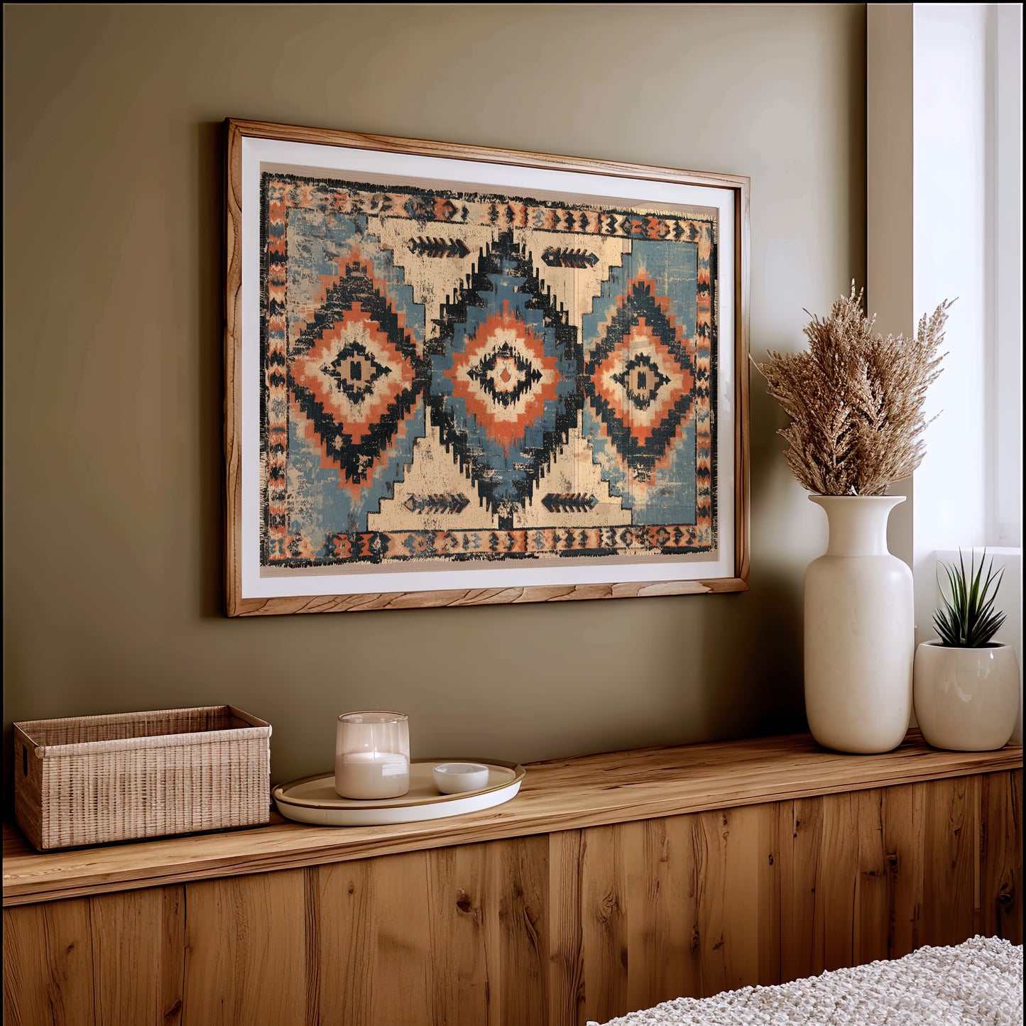 Vintage Rug Medallion