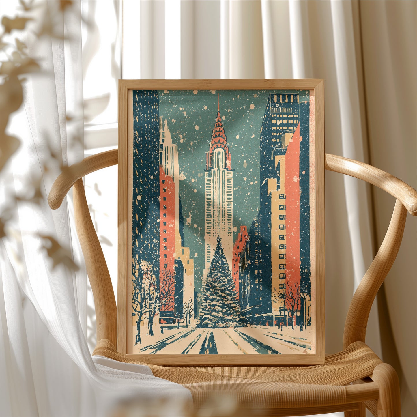Chrysler Building Snowfall Stroll