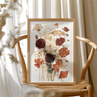 Autumn Pressed Flower Bouquet