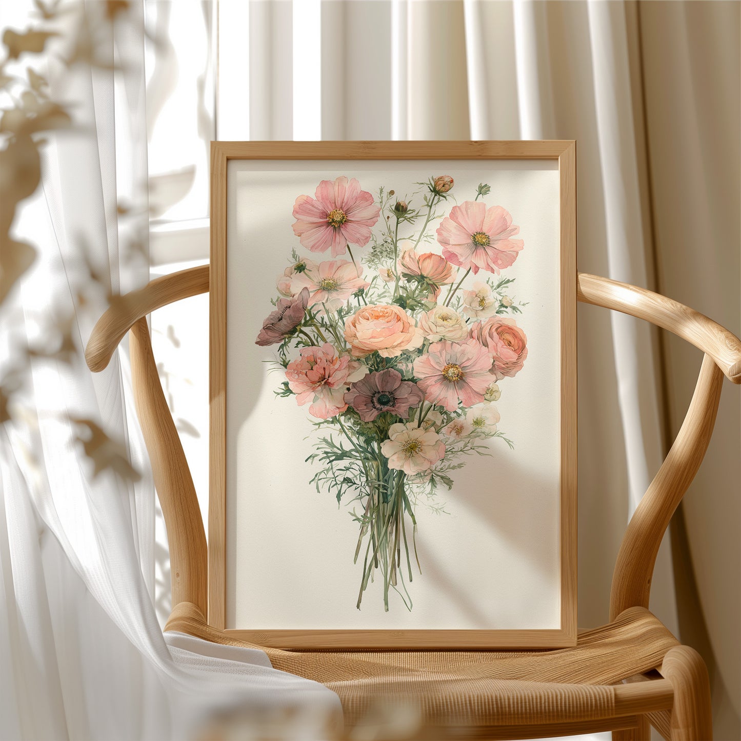 Blush Garden Rose Bouquet