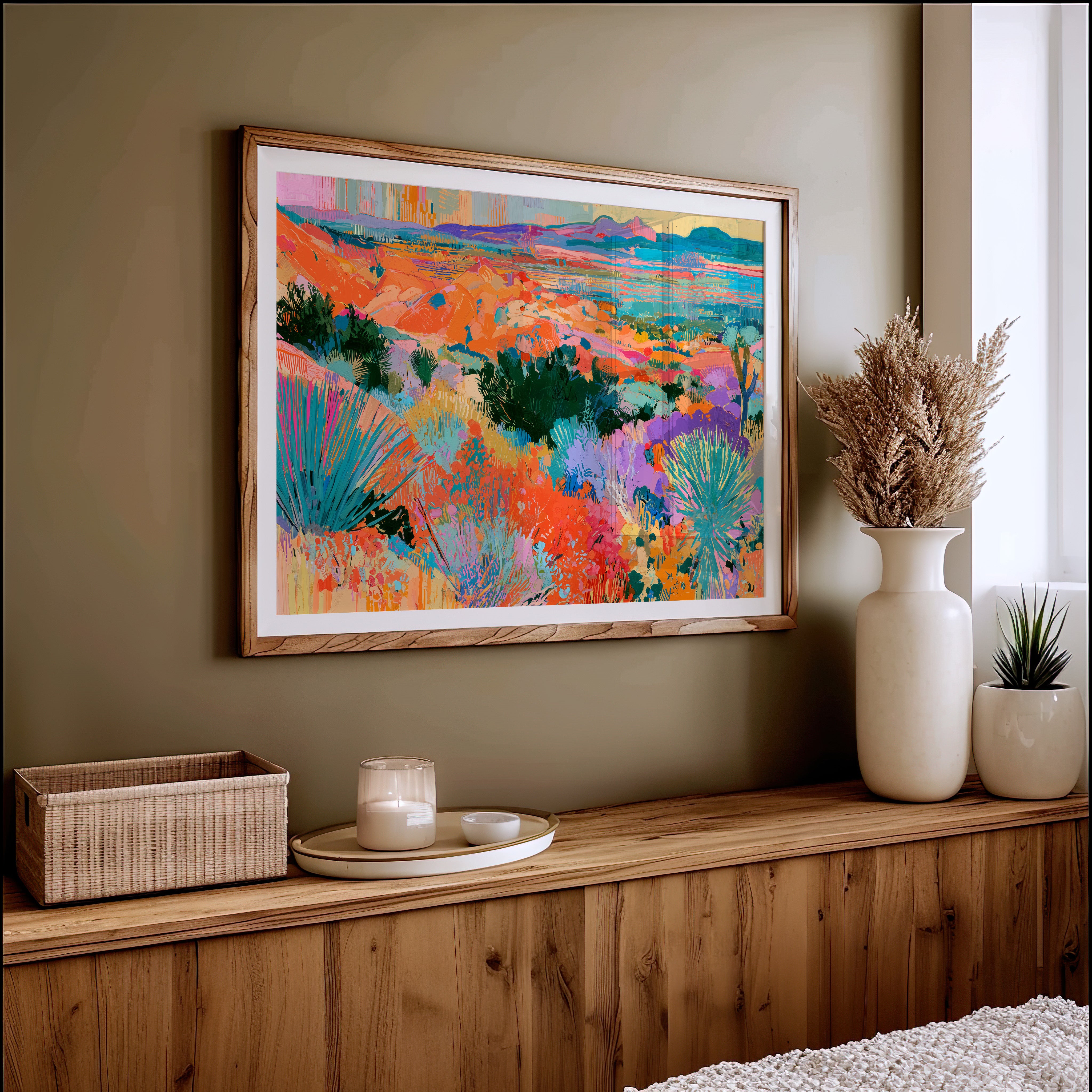 Neon Desert Bloom