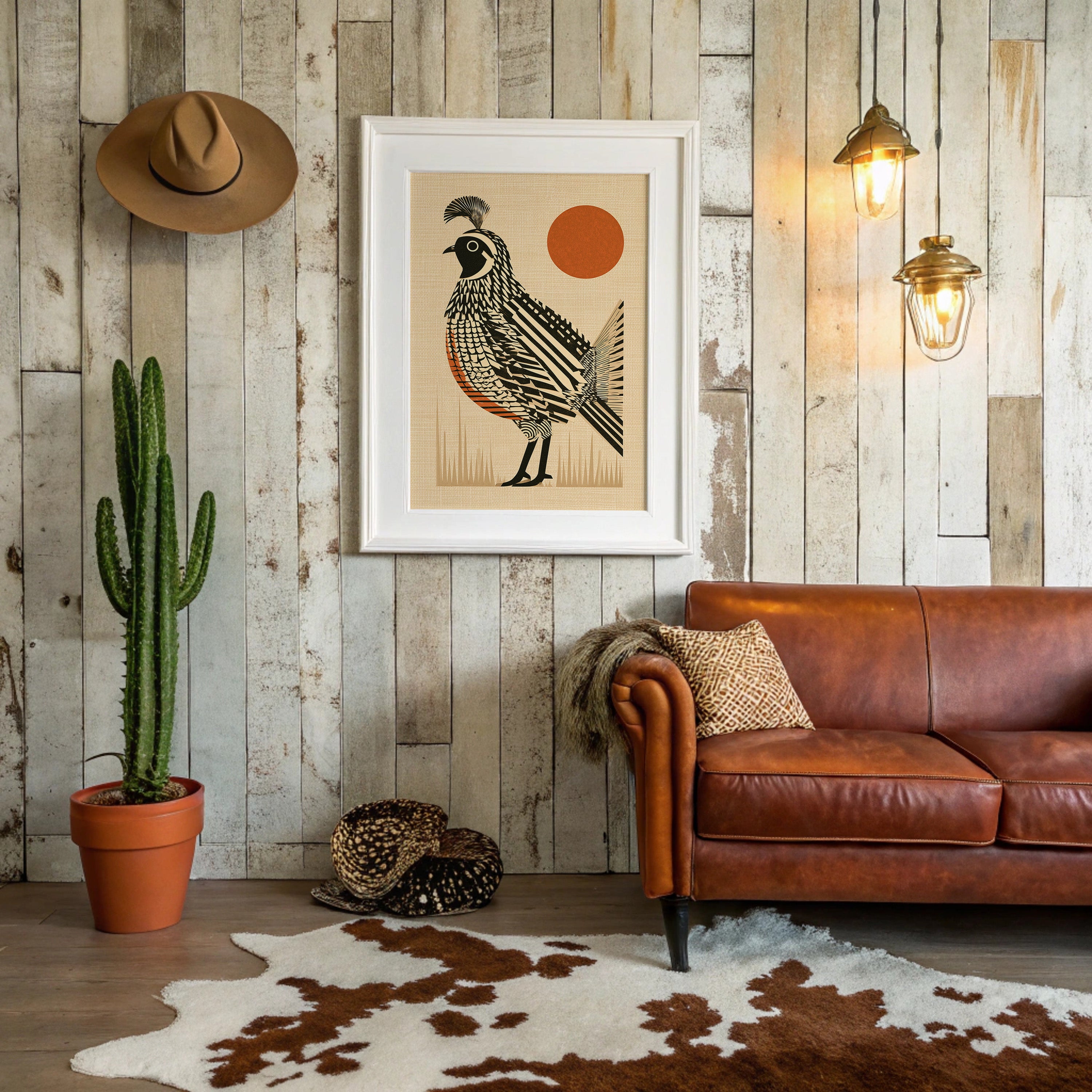Quail Strikes A Pose