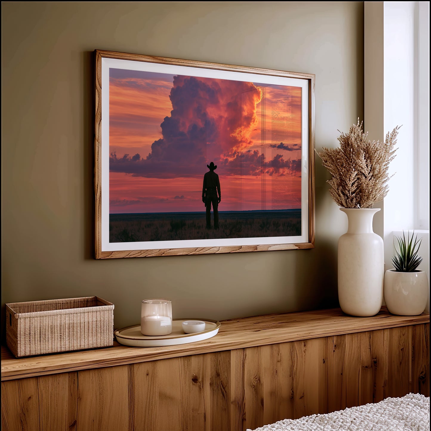 Cowboy at Dusk