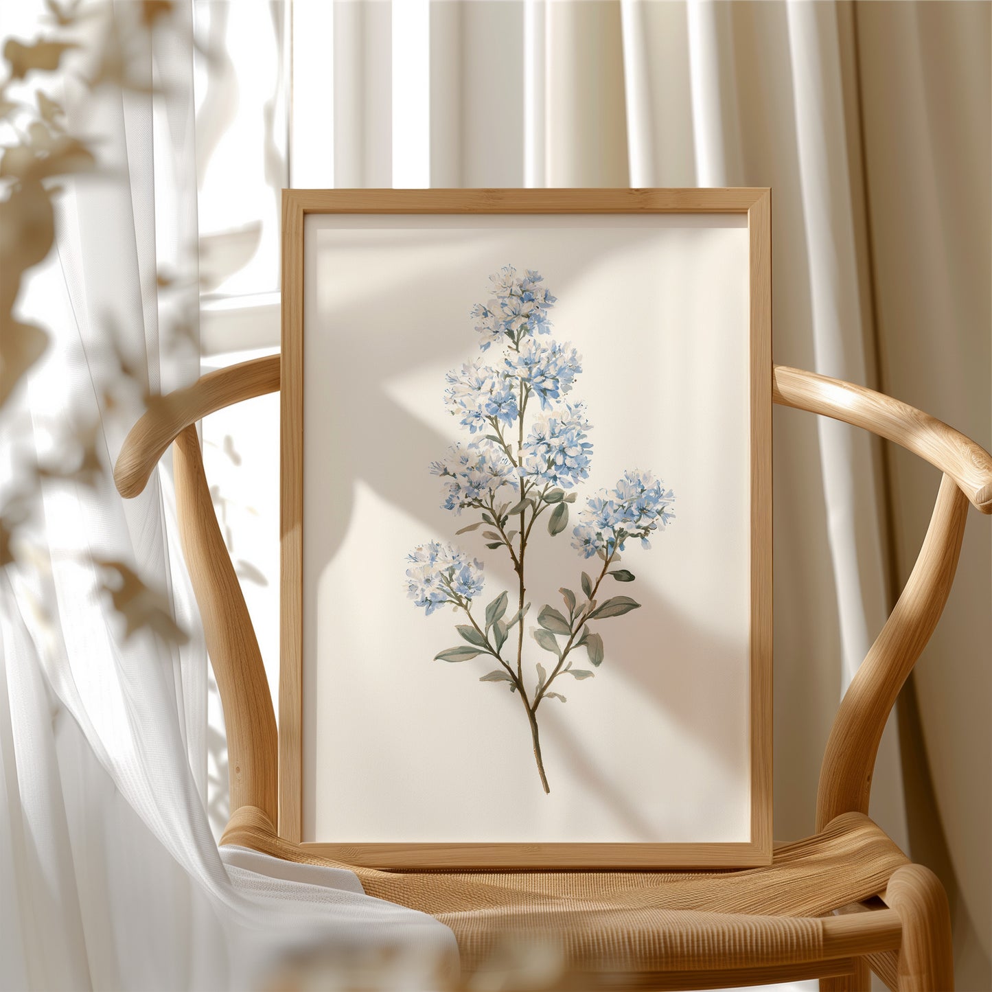 Lilac Blossom On Cream