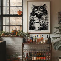 Cat Needs Coffee First