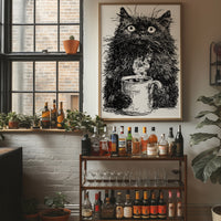 Cat After Too Much Coffee