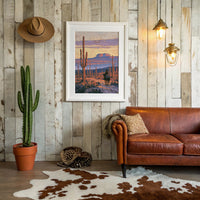Cowboy Pauses Where the Butte Meets the Light