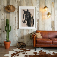 Ink Drip Horse Portrait
