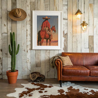 Vaquero on Chestnut Horse