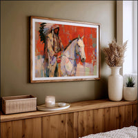 Portrait In Palette Knife