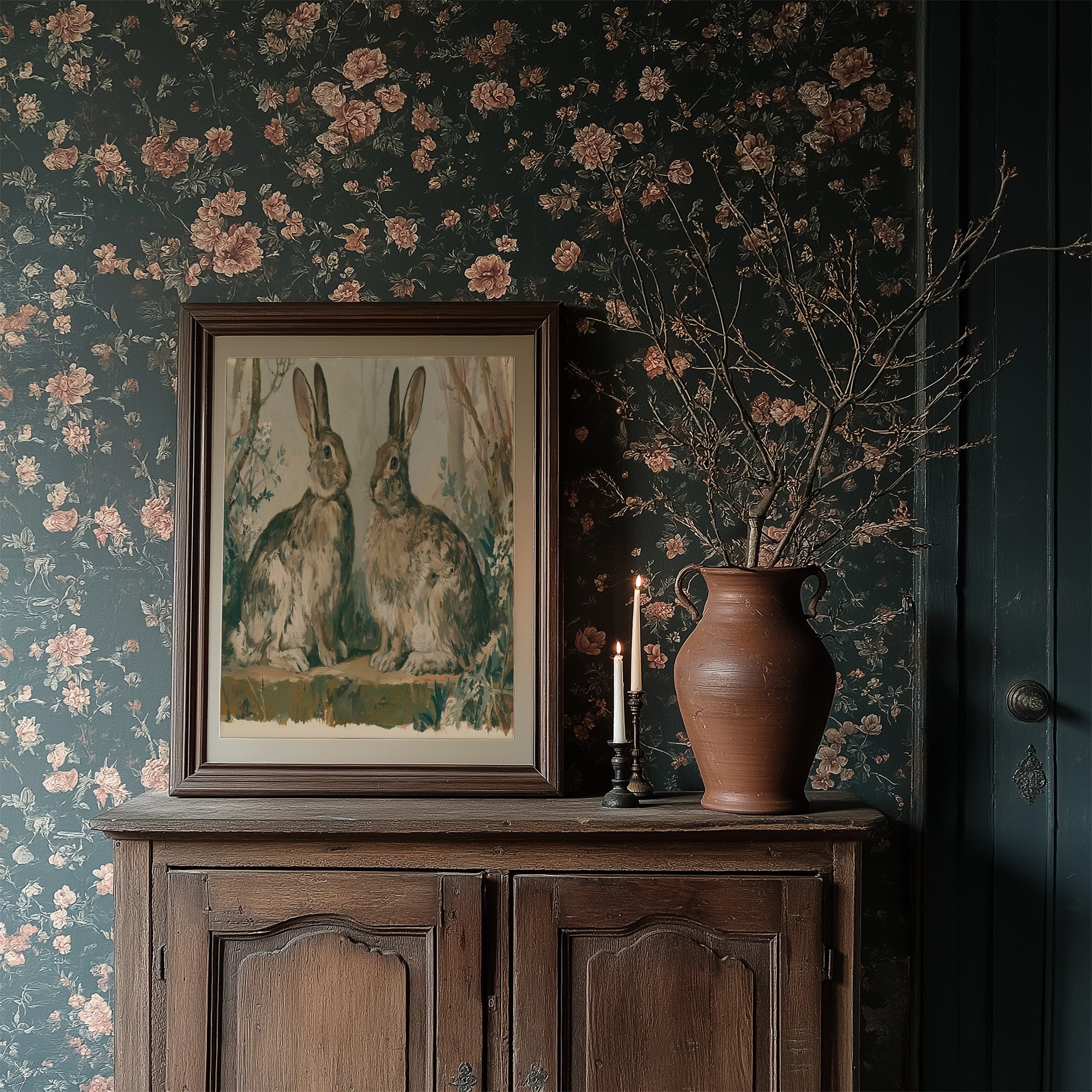 Two Hares, One Thicket
