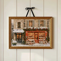 Snow On The Shop Windows