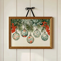 Painted Glass, Winter Berries