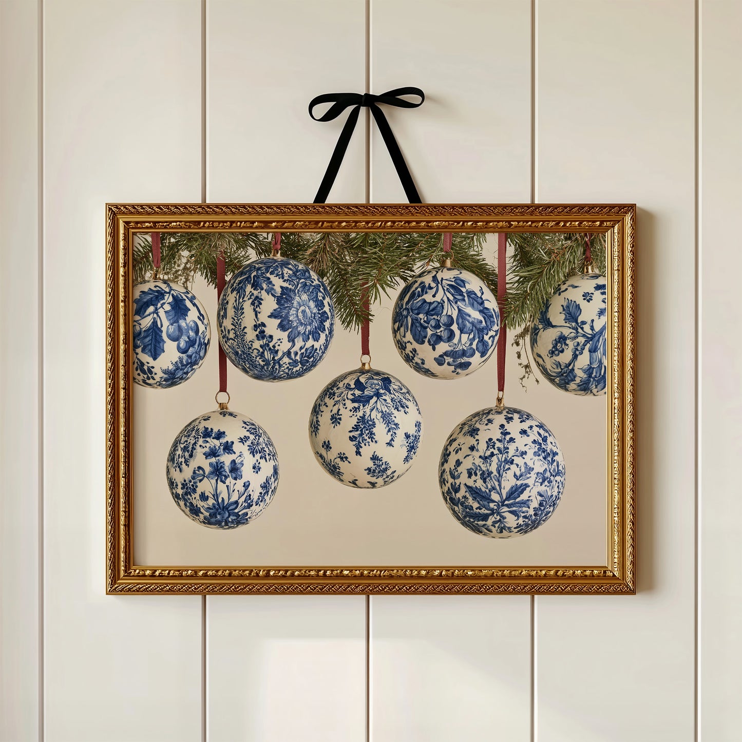 Blue Toile, Up Close