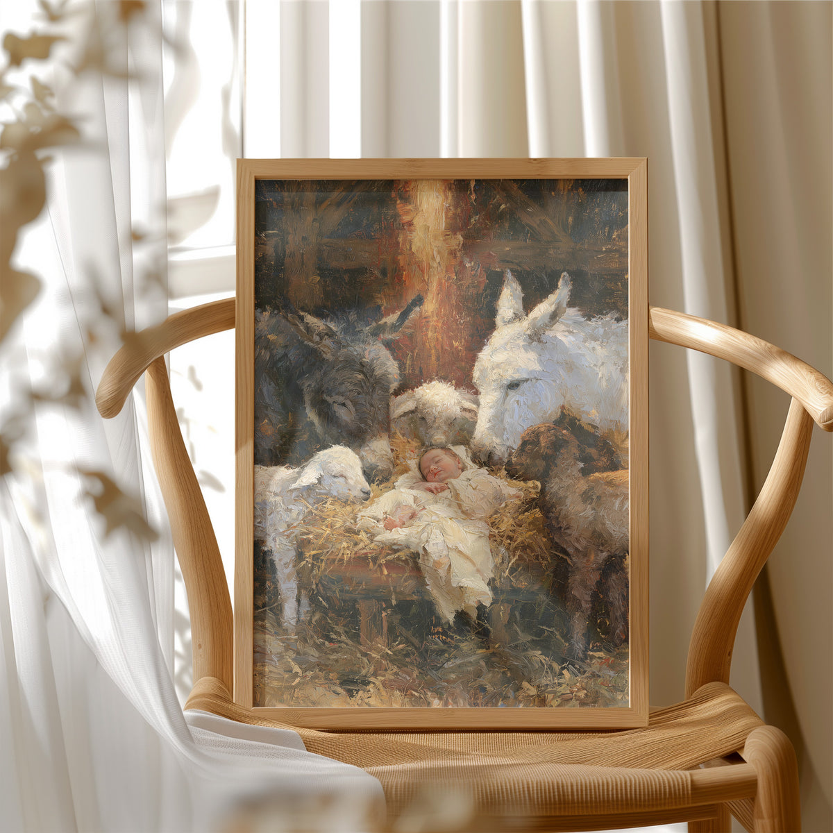 Manger Full of Gentle Watchers