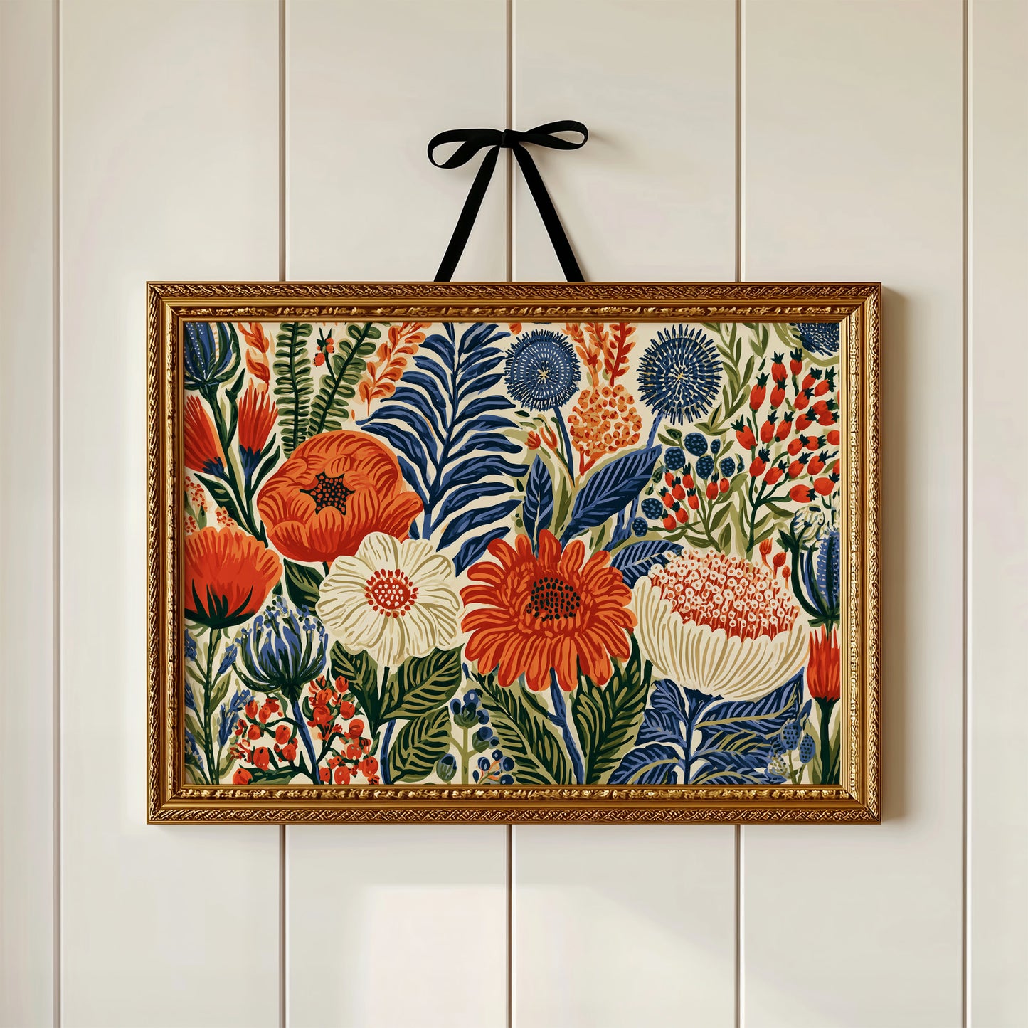 Navy Blooms, Loud Garden