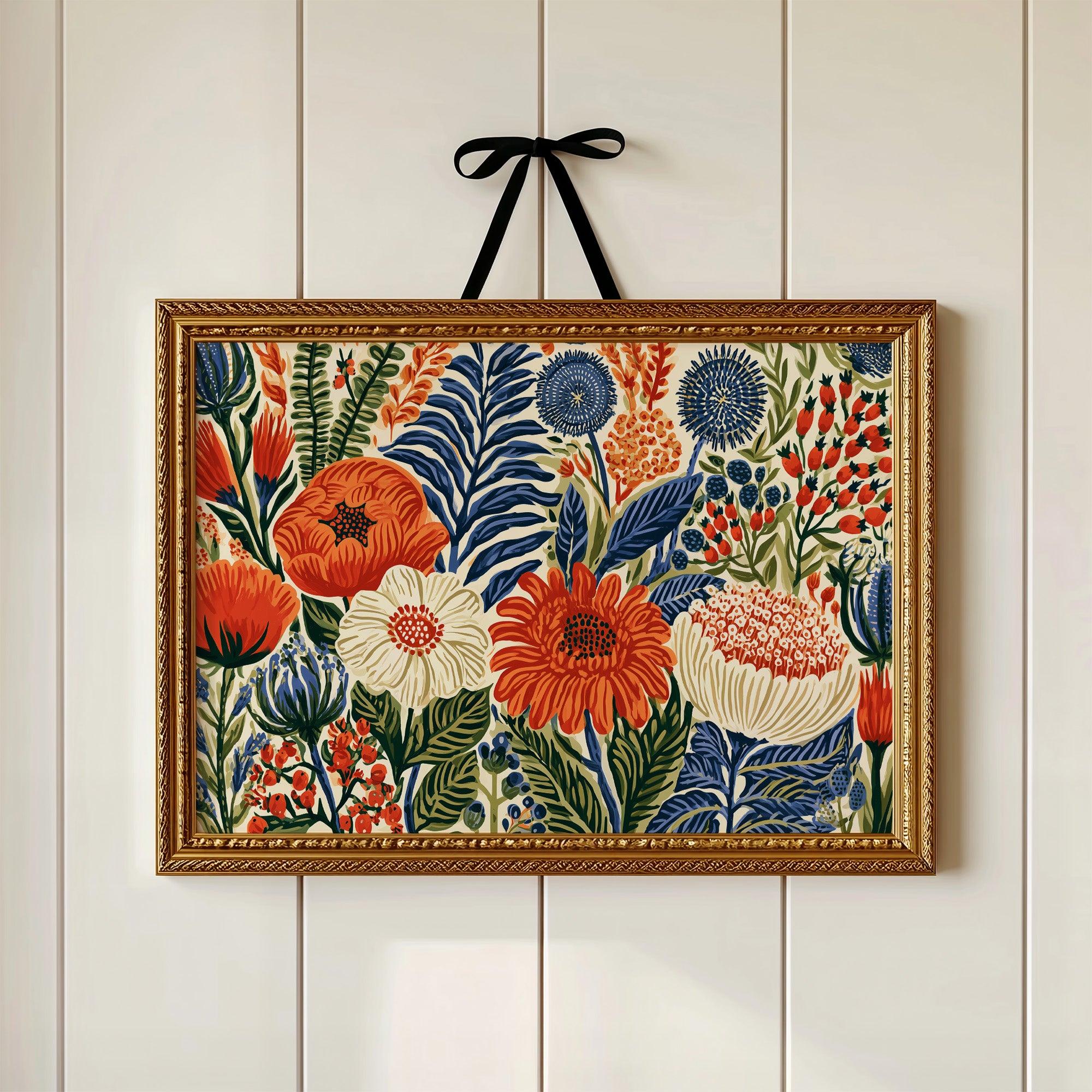 Navy Blooms, Loud Garden
