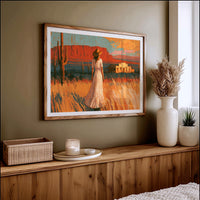 Homestead In Amber Light