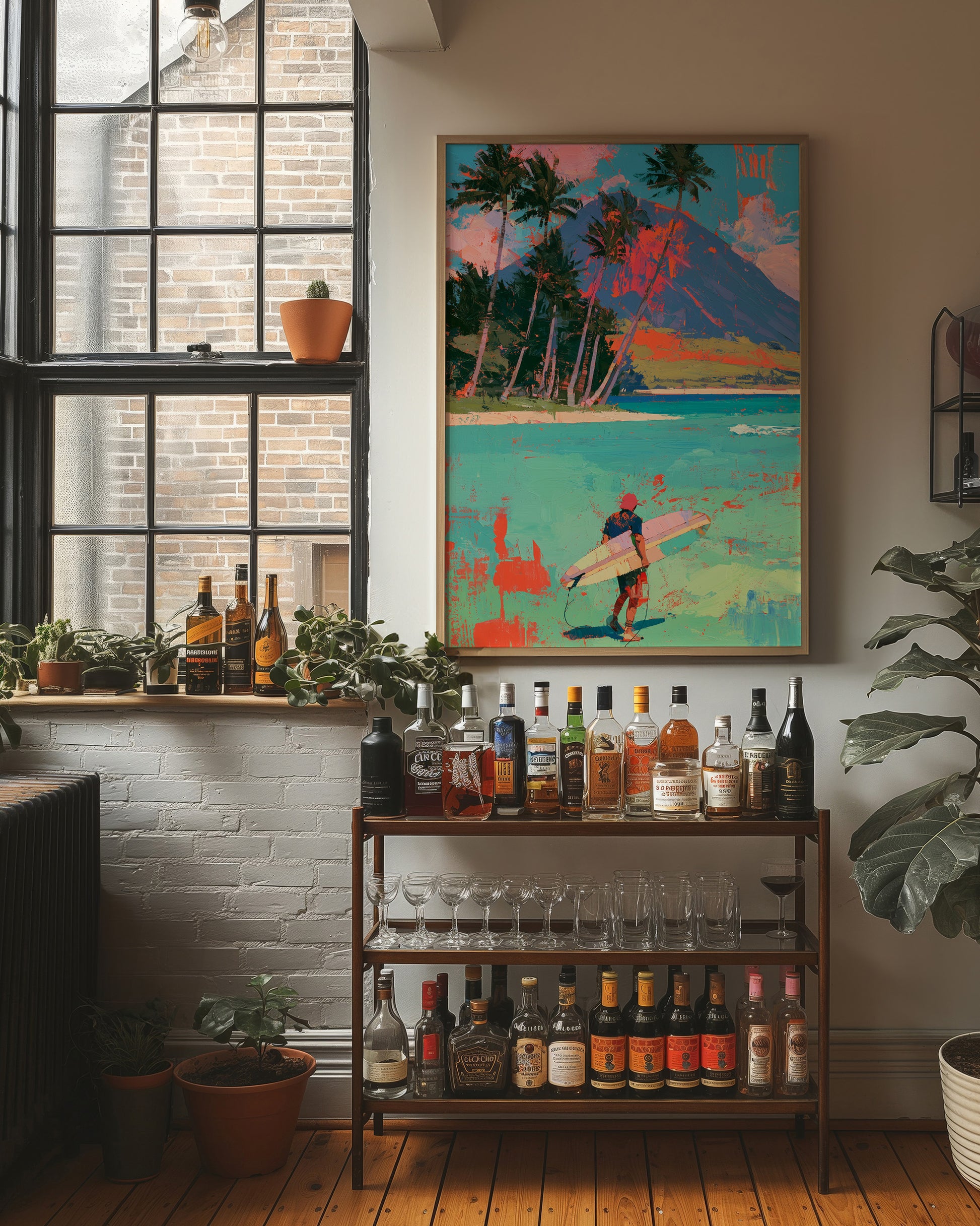 Tropical Shore, Board in Hand
