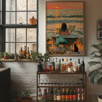Sunset Soak: Ocean Library
