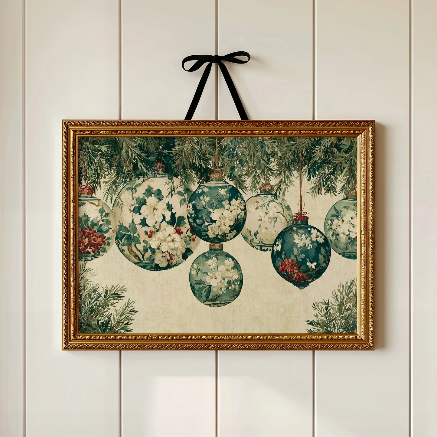 Ornament Cluster, Holly and Bloom