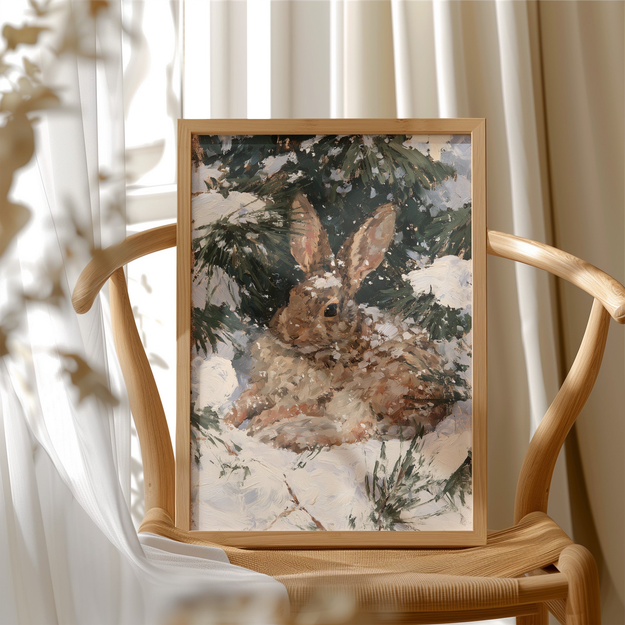 Winter Rabbit Hideaway