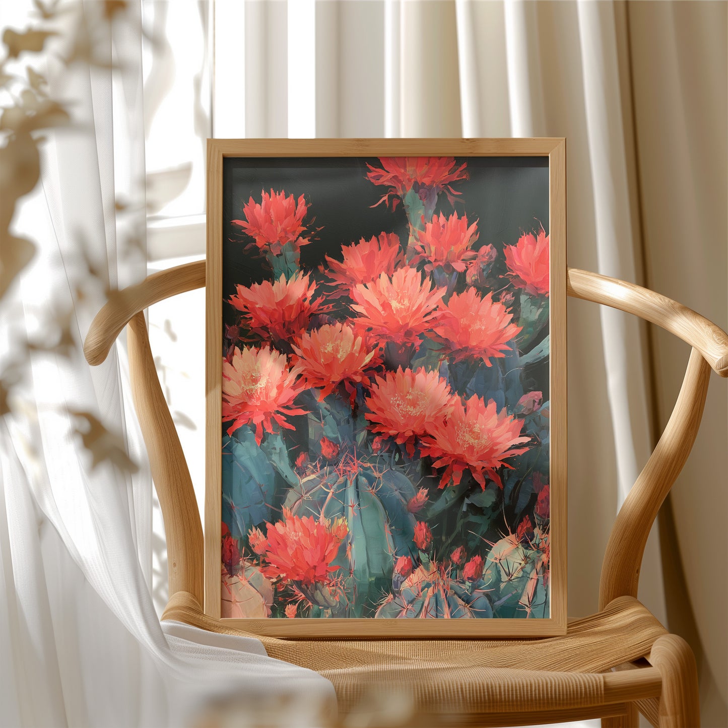Cactus in Fire Bloom