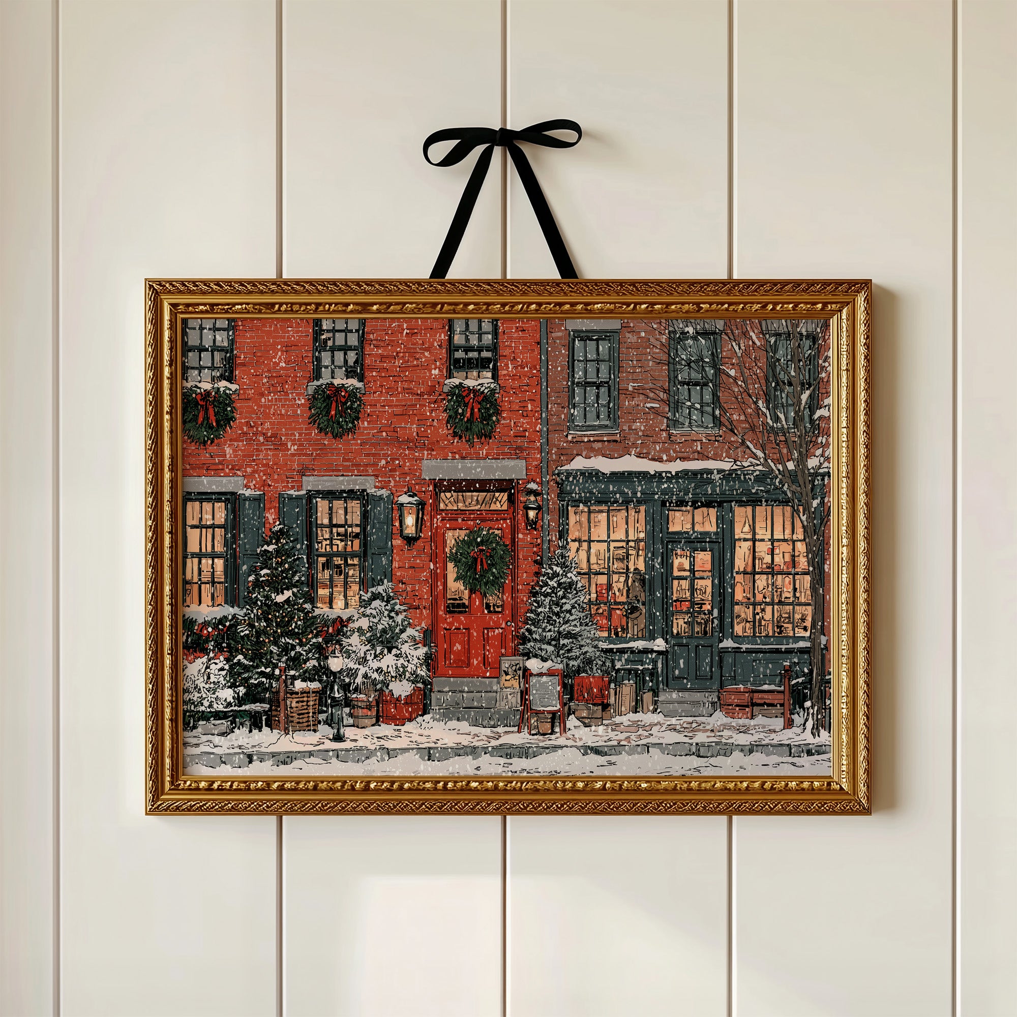 The Red Door Welcomes Winter