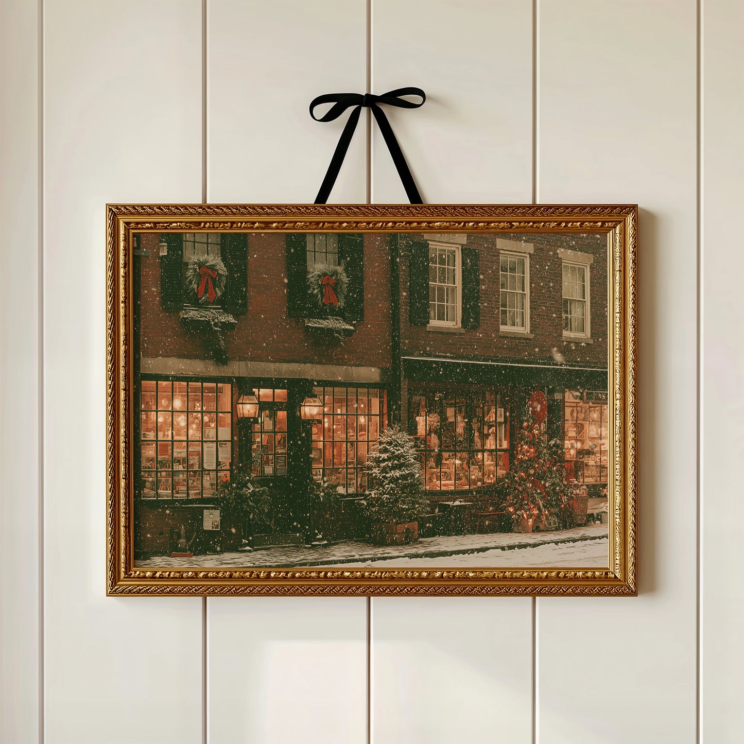 Antique Row, Falling Snow