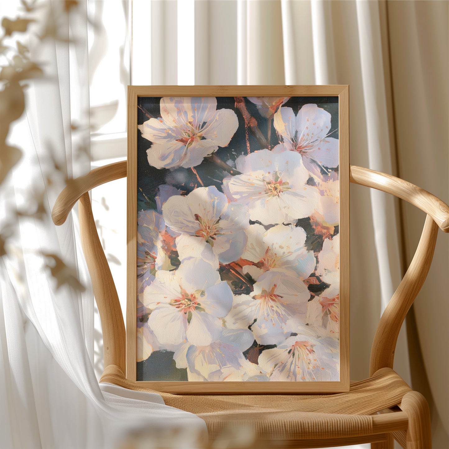 Blossoms Against the Dark