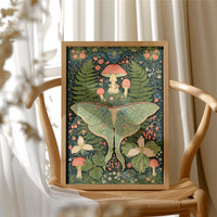 Luna Moth's Mushroom Court