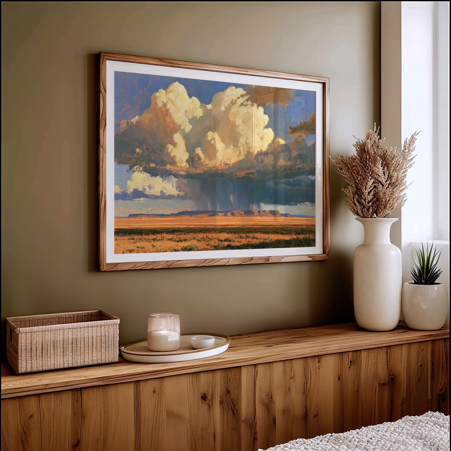 Storm Over The Painted Mesa