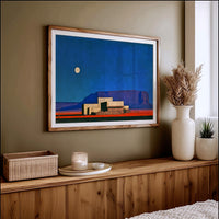 Moonrise Over The Pueblo