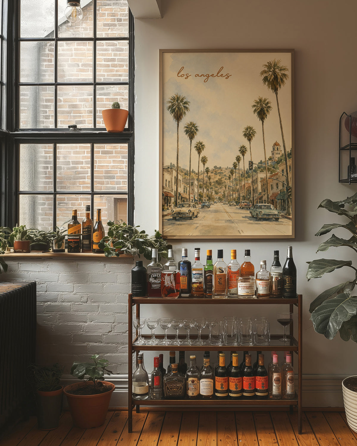 Los Angeles: Palm-Lined Retro Drive
