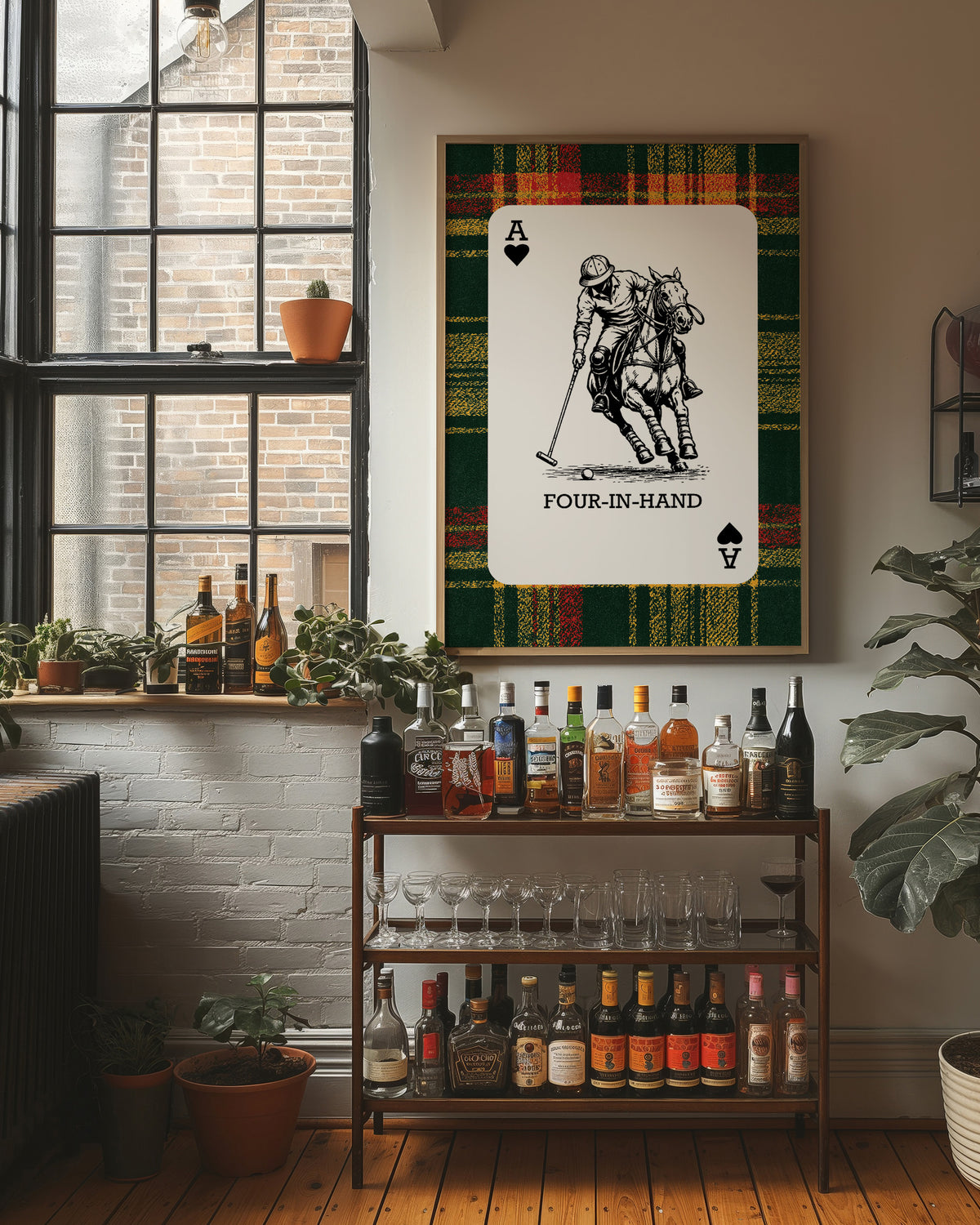 Ace of Hearts: Four-in-Hand Polo
