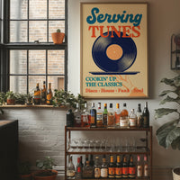 Serving Tunes: Vinyl on a Platter