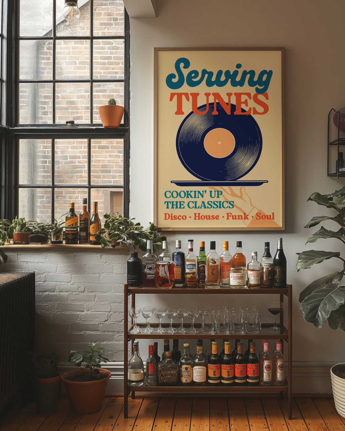 Serving Tunes: Vinyl on a Platter